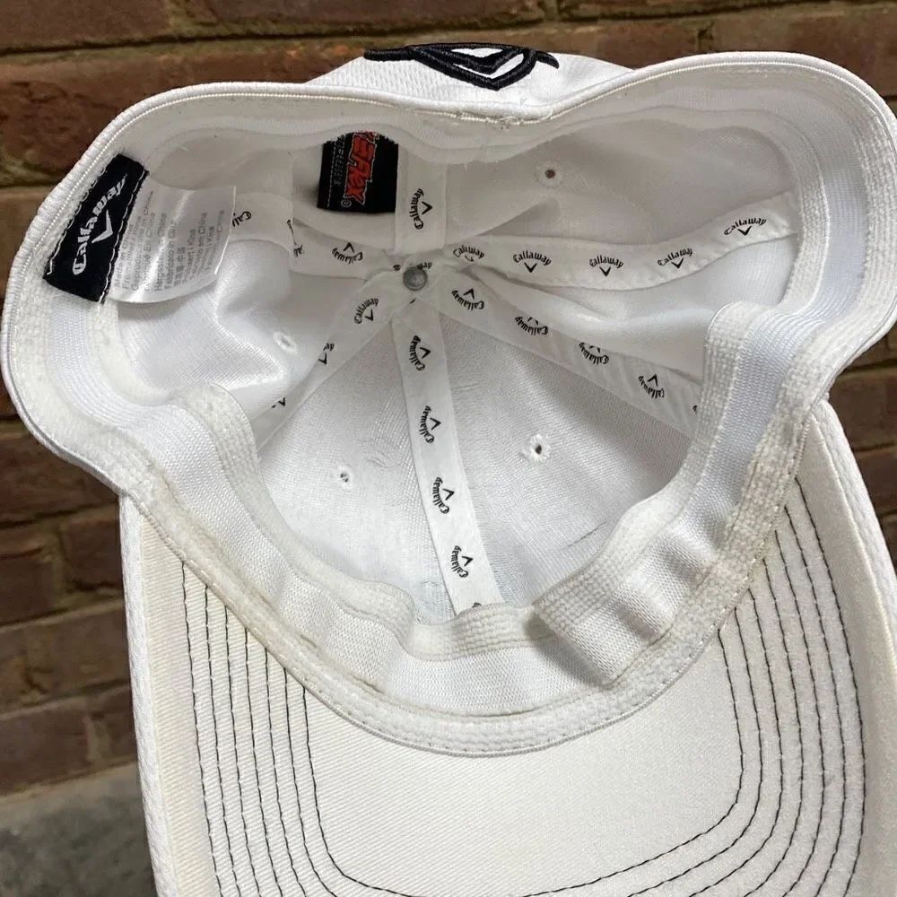 Tex Flex Callaway White Golf Cap - Picture 6 of 9